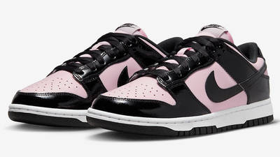 Nike Dunk Low Pink Black Patent DJ9955-600 Side