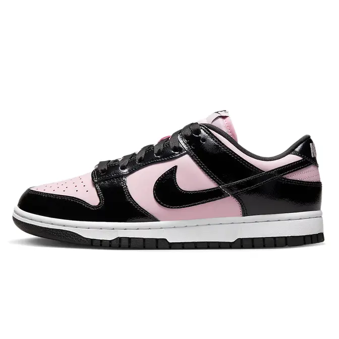 Nike Dunk Low Pink Black Patent | Where To Buy | DJ9955-600 | The