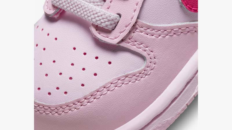Nike Dunk Low TD Triple Pink Closeup