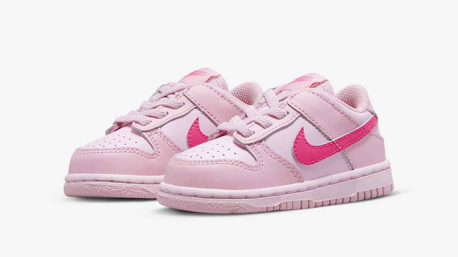pink dunks triple