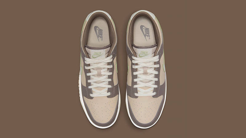 Nike Dunk Low Velcro Tongue Tan Brown Top