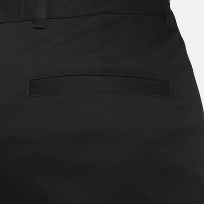 Nike Life Unlined Cotton Chino Trousers - Black | The Sole Supplier