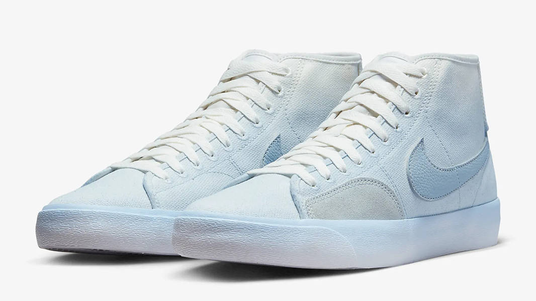 Nike SB Blazer Court Mid PRM Celestine Blue DQ5132-444 Side