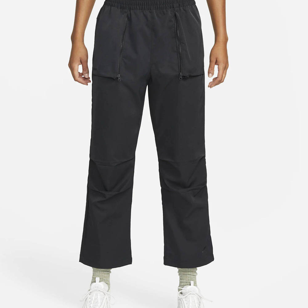 Nike Sportswear Dri-FIT Tech Pack Mid-Rise Woven Trousers - Black | The ...