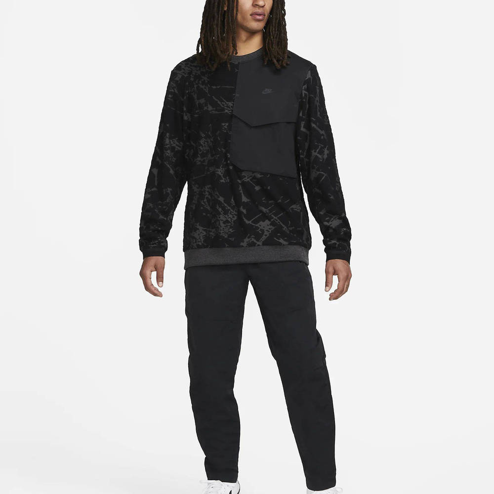 Nike Sportswear Tech Essentials Unlined Woven Joggers Black The
