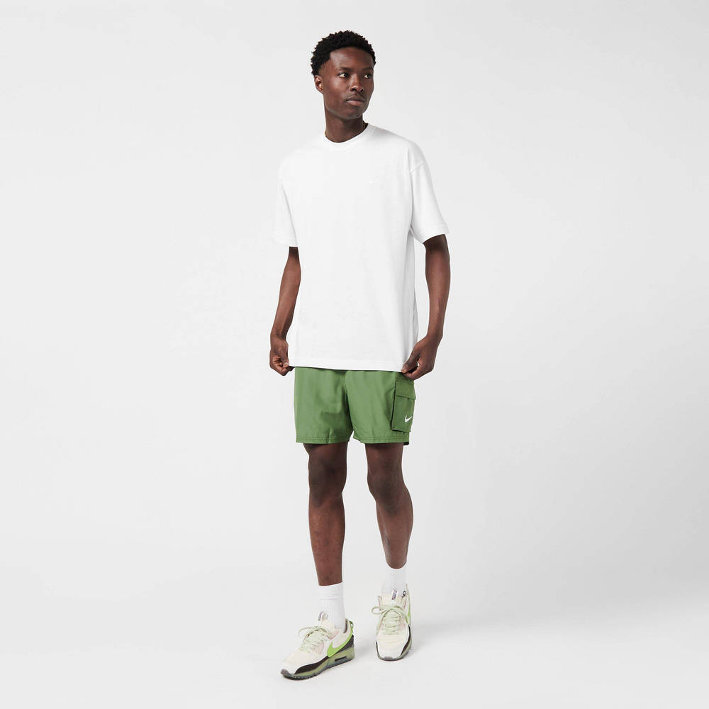 Nike Swim Belted 5 Inch Volley Shorts - Green | The Sole Supplier