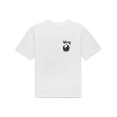Nike x Stussy 8 Ball T-Shirt - White | The Sole Supplier