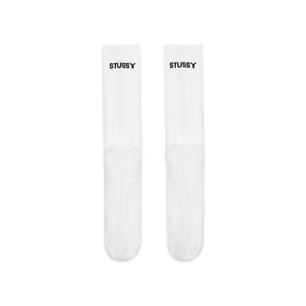 Nike x Stussy Crew Socks - White | The Sole Supplier