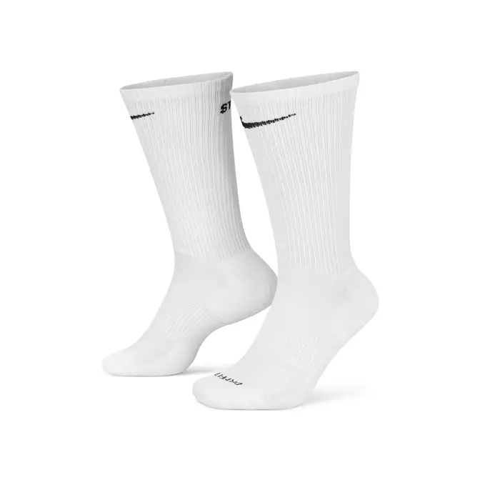 Nike X Stussy Crew Socks White Full Image