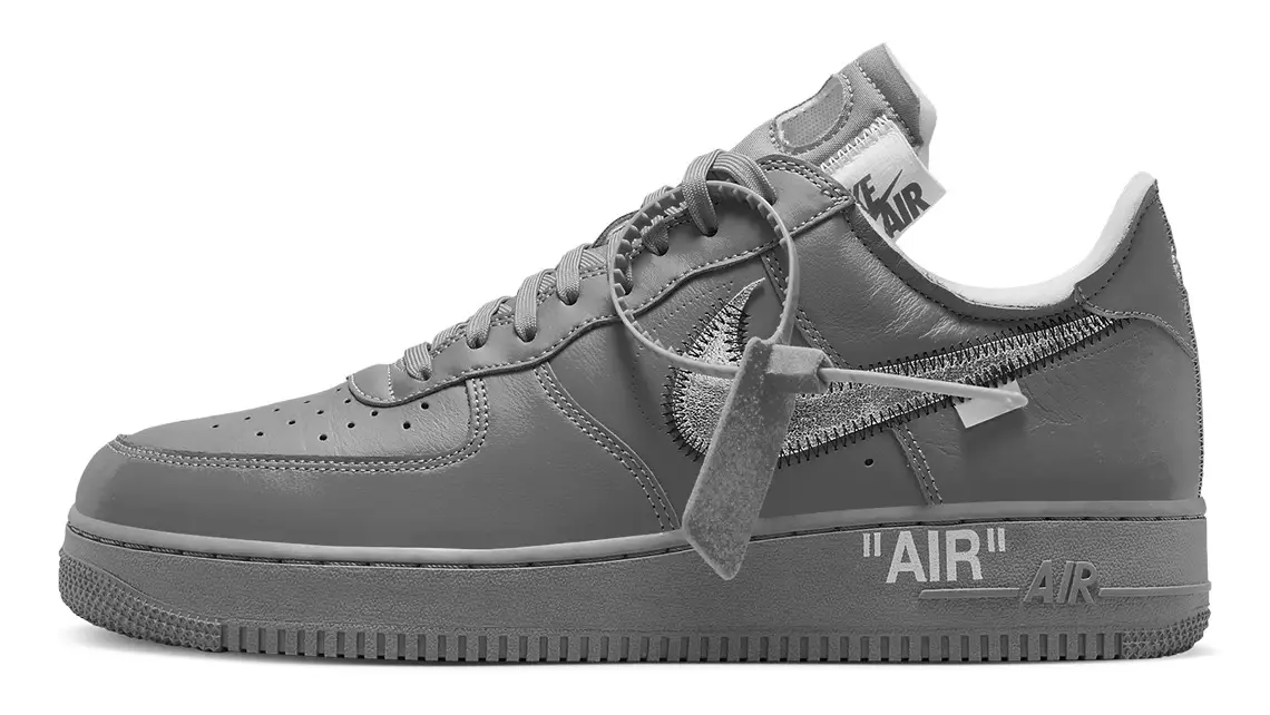 Virgil Abloh Signed Nike Air Force 1 Low OFF-WHITE University Gold Metallic  Silver, Size 10.5, 40 for 40, The Air Force 1 Collection, 2022