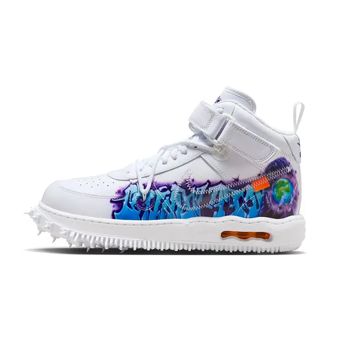 kapok plads frugter Off-White x Nike Air Force 1 Mid Graffiti White | Where To Buy | DR0500-100  | The Sole Supplier
