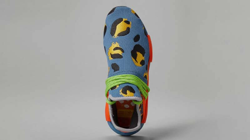 Pharrell x adidas Hu NMD Animal Print Blue Middle