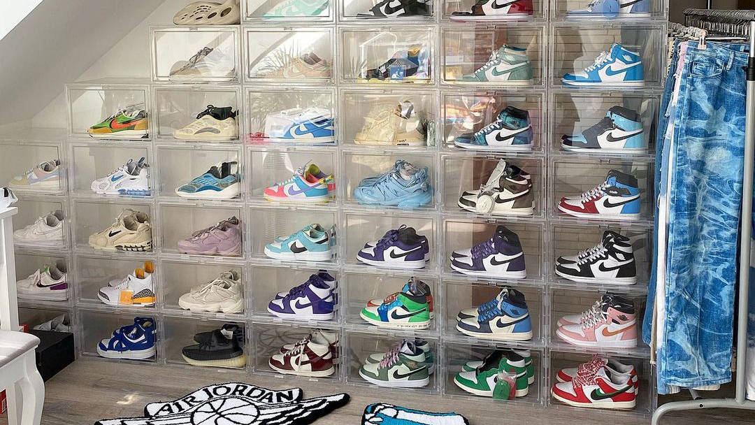 Shoe collector display case sale