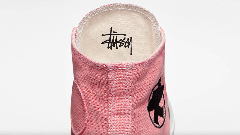 Stussy x Converse Chuck 70 Surfman Pink A02052C Detail