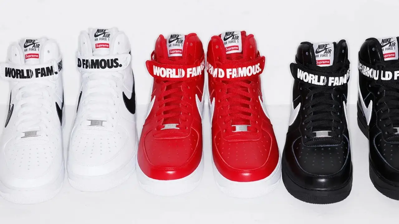Supreme x Nike AF1 World Famous