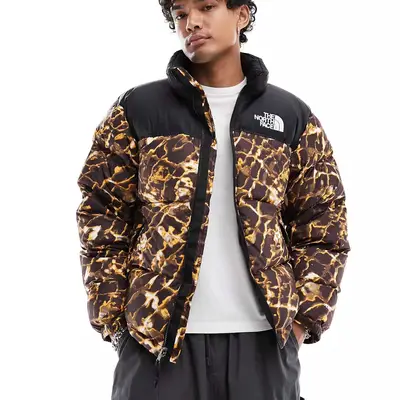 North face retro hot sale nuptse camo