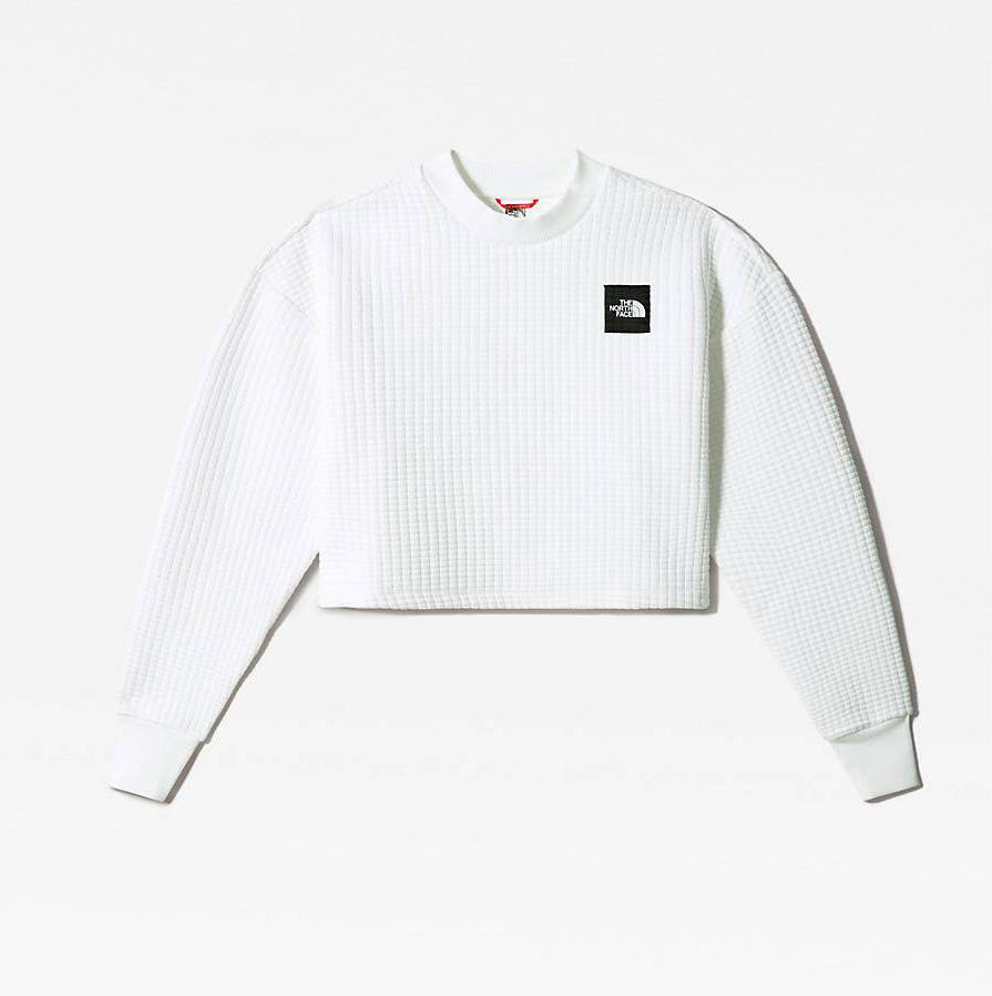 North face quilted on sale pullover