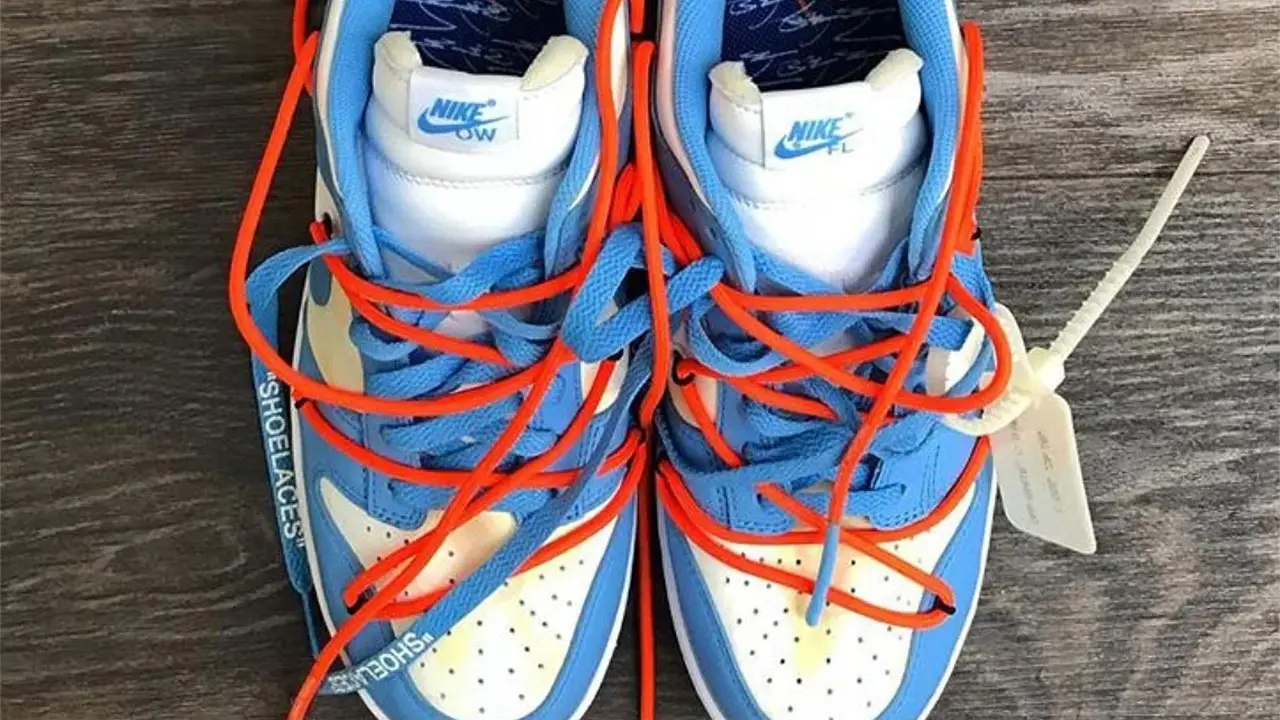 The Off-White x Futura x Nike SB Dunk Low UNC Release Date
