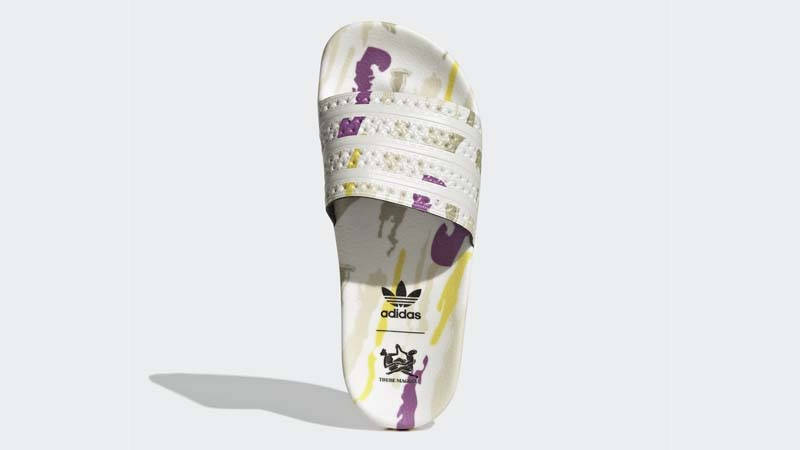 Thebe Magugu x adidas Adilette Slides White Middle