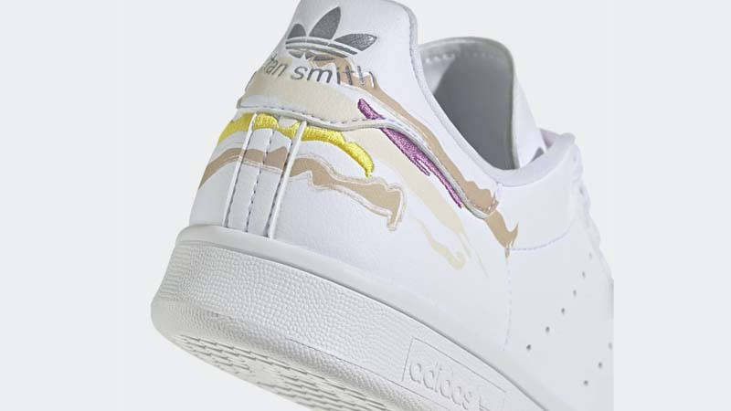 Thebe Magugu x adidas Stan Smith White Closeup