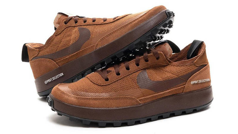 Tom Sachs x NikeCraft General Purpose Shoe Field Brown Womens Size