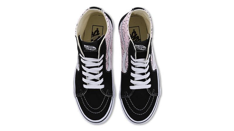 Vans Sk8-Hi Paisley Black Pink Top