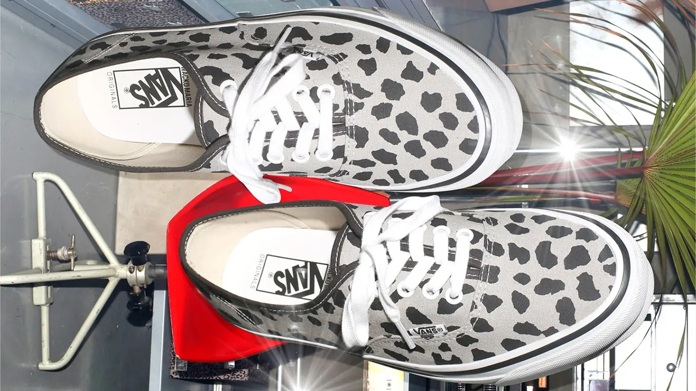 Vans cheap plateforme leopard