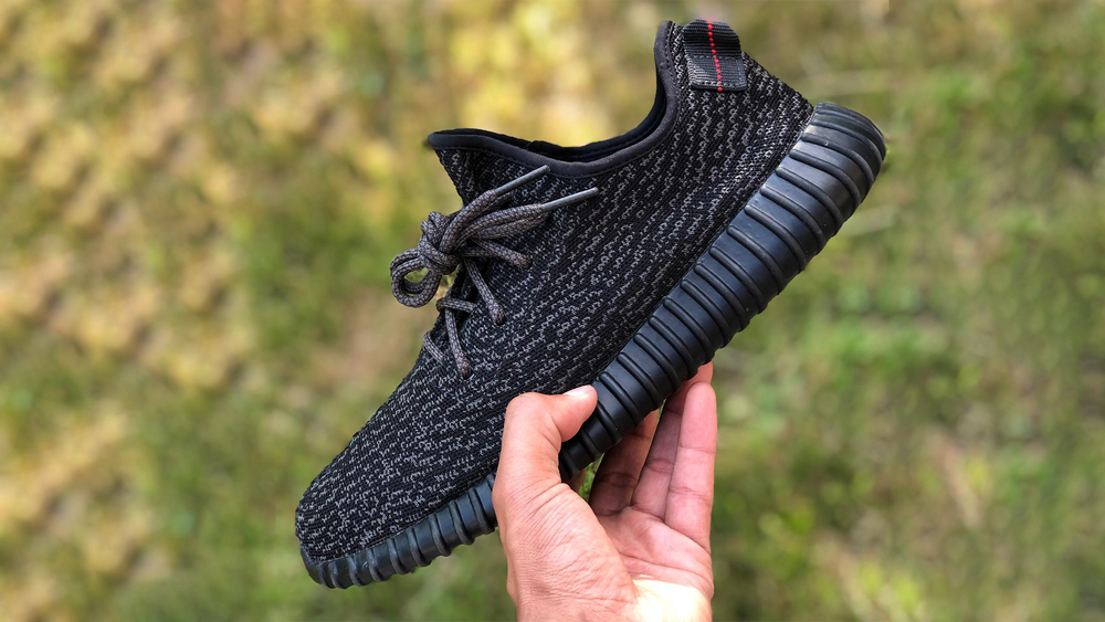 Image via _npiper23_ Yeezy 350 Pirate Black