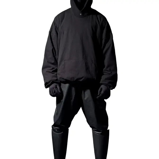 Yeezy Gap Balenciaga Padded Hoodie Blackお返事ありがとうございました