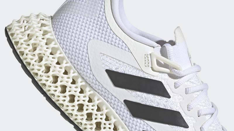 adidas 4DFWD 2 Cloud White Black Closeup