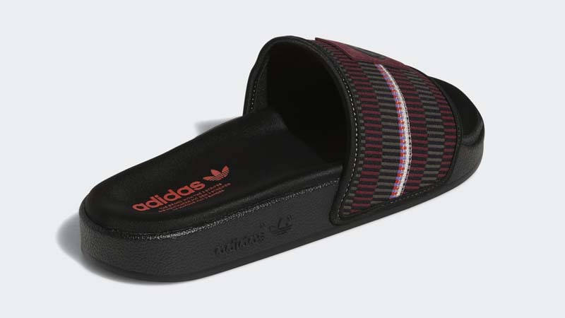 adidas Adilette Patchwork Slides Black Back