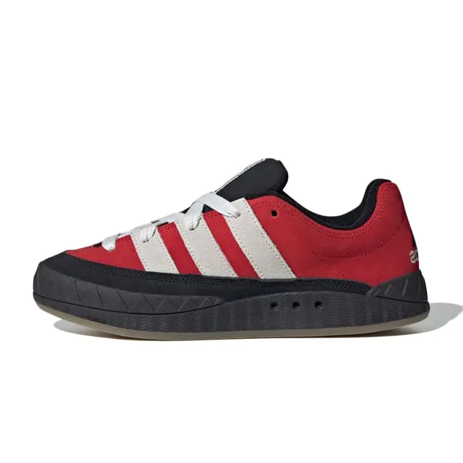 Red and best sale black adidas shoes