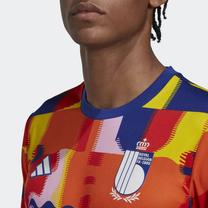 adidas Belgium Pre-match Jersey Multicolor Logo Tag