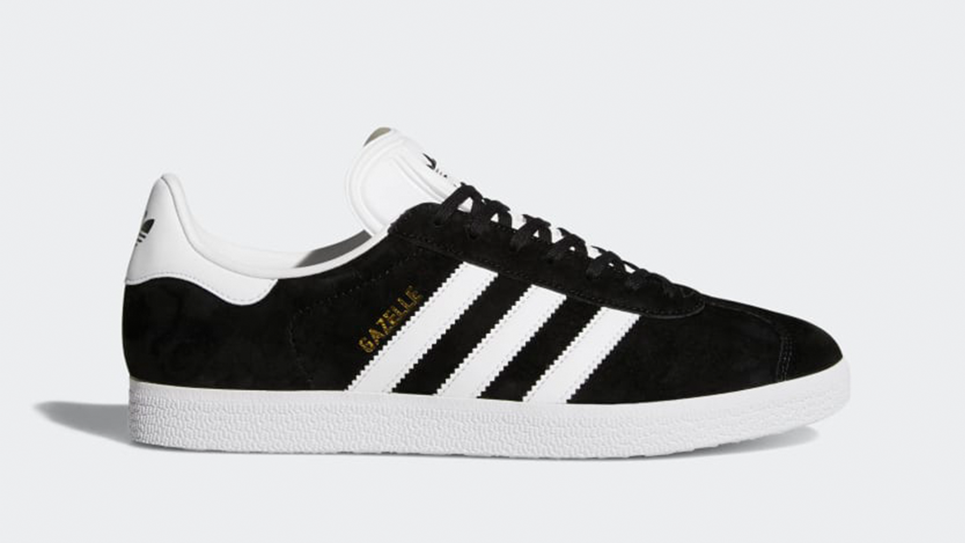 adidas Gazelle Core Black White Gold