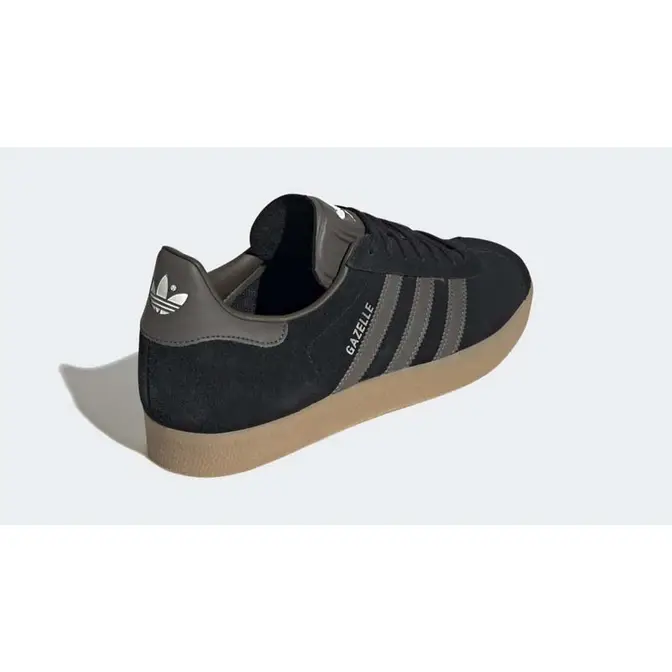 Adidas gazelle outlet grey black gum