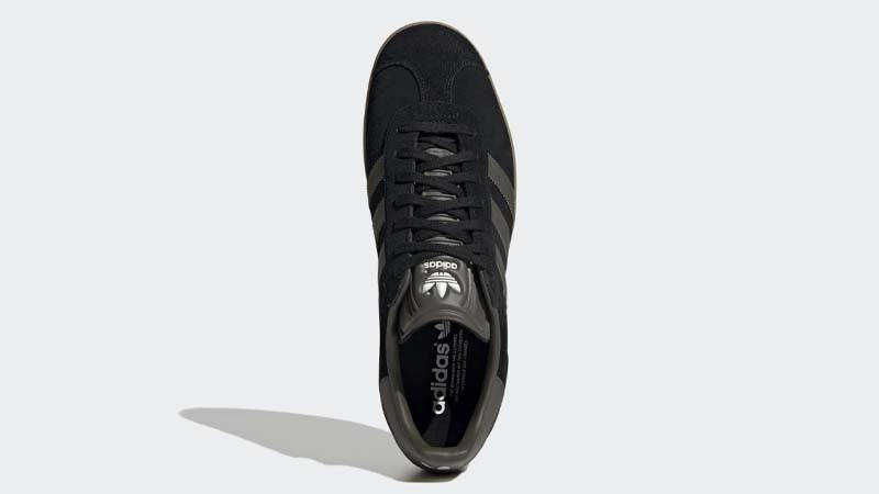 adidas Gazelle Black Olive Gum Middle