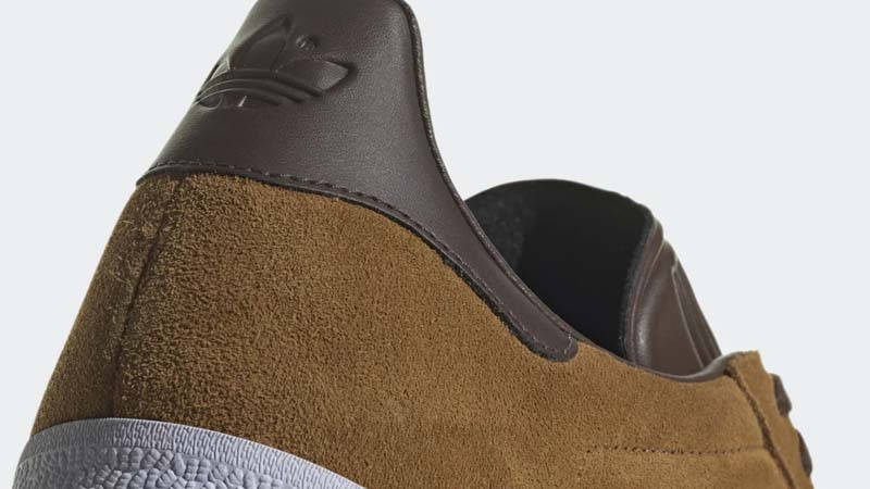 adidas Gazelle Mesa Brown Closeup