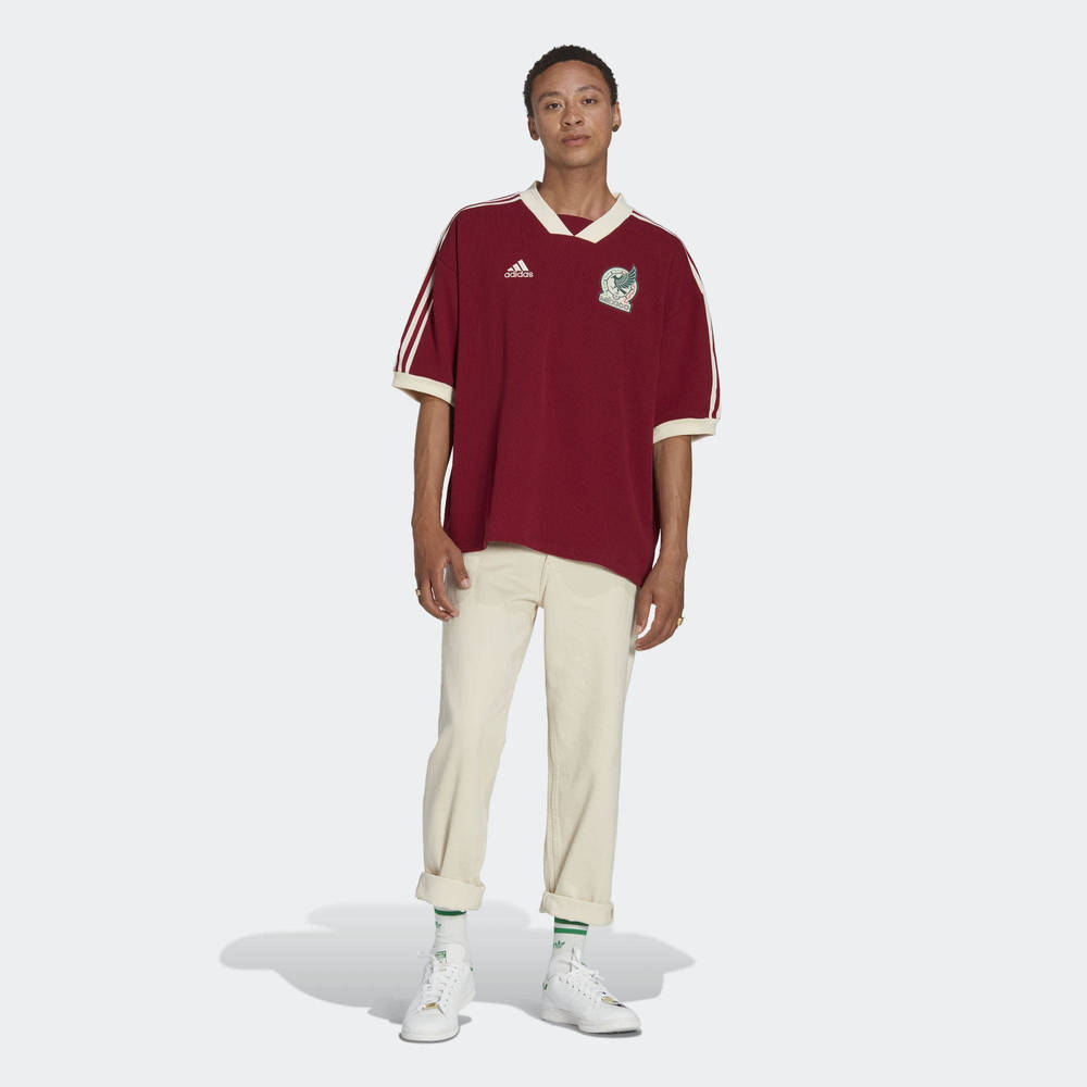 adidas Mexico Icon Jersey Team Coll Burgundy The Sole Supplier