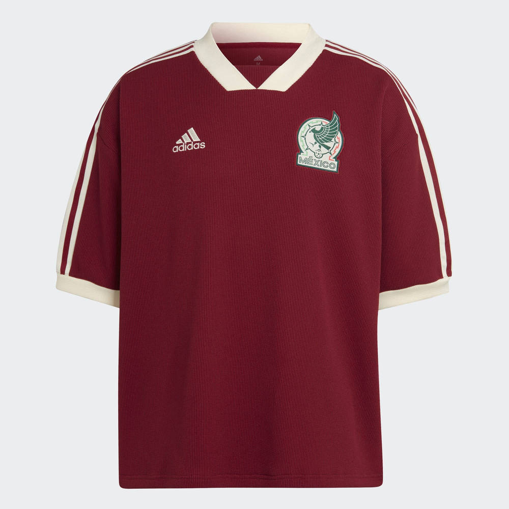 adidas Mexico Icon Jersey Team Coll Burgundy The Sole Supplier