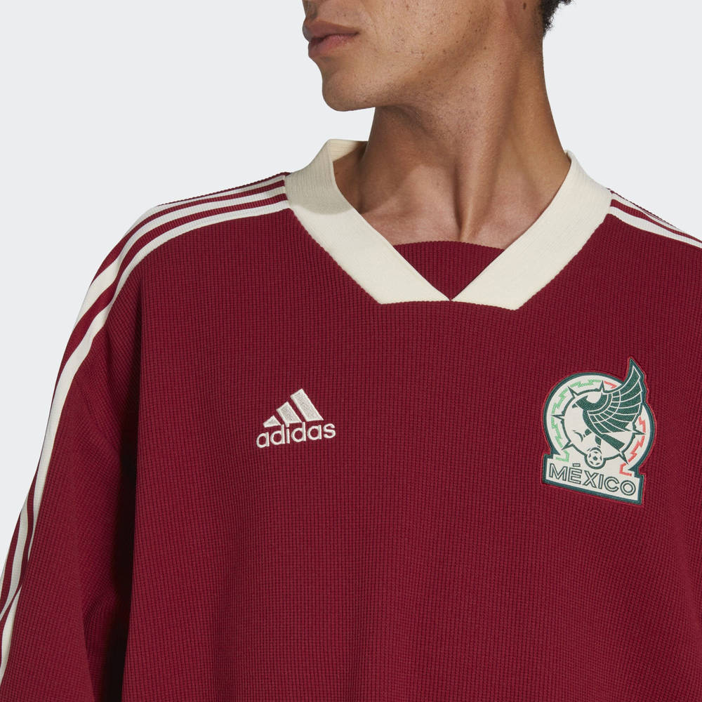 adidas Mexico Icon Jersey Team Coll Burgundy The Sole Supplier