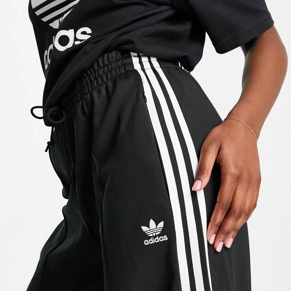 adidas Adicolour Three Stripe Logo Relaxed Fit Track Pants - Black ...
