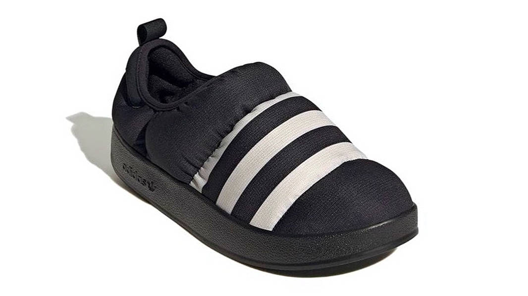 adidas Puffylette Grey Black Front