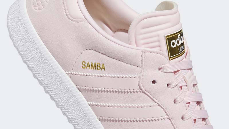 adidas Samba Golf Clear Pink Closeup