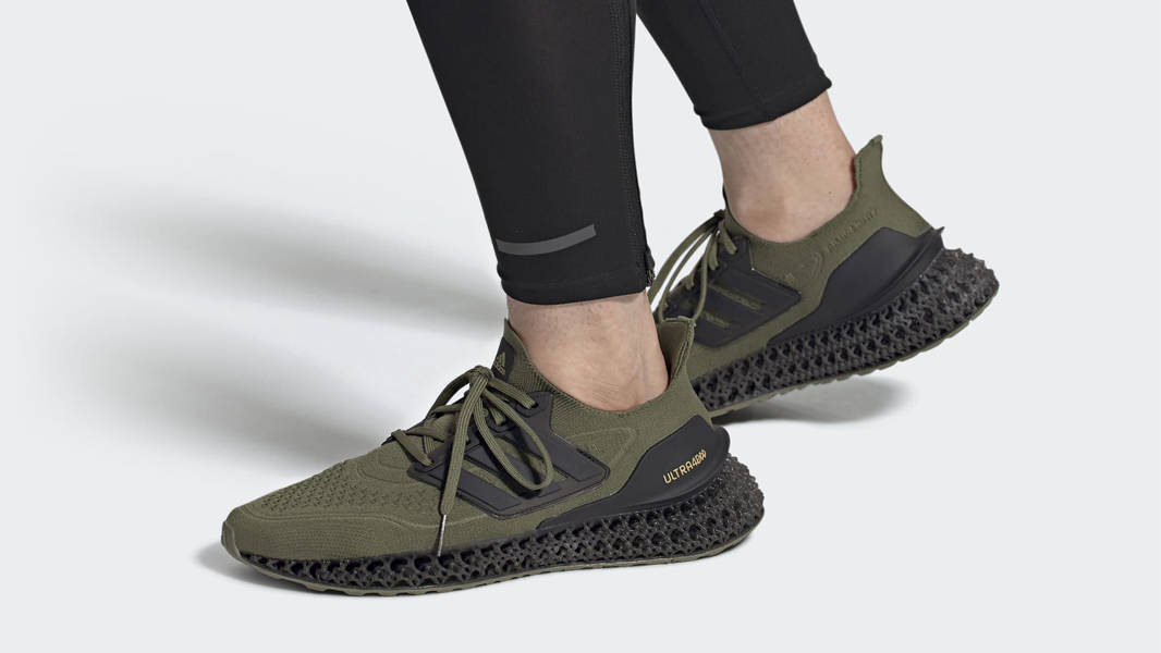 adidas Ultra 4DFWD Focus Olive On Foot