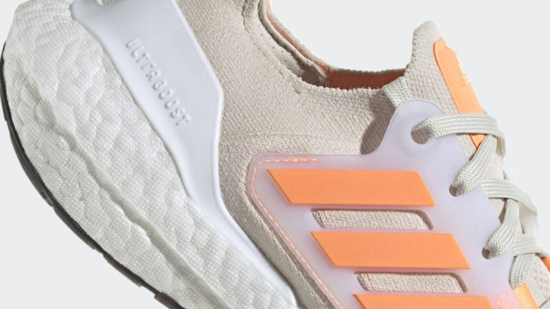adidas Ultra Boost 22 Beam Orange Closeup