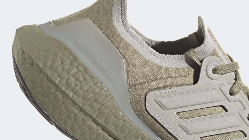 adidas Ultra Boost 22 Orbit Green Closeup