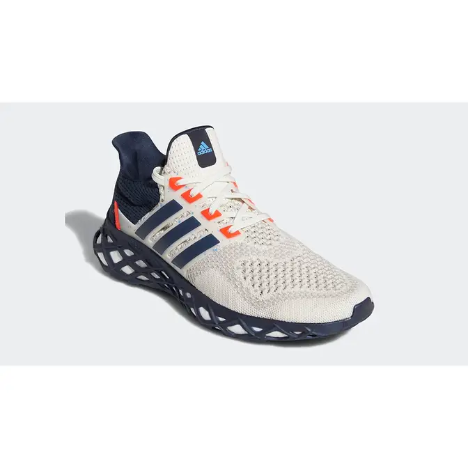 Ultraboost hot sale white navy