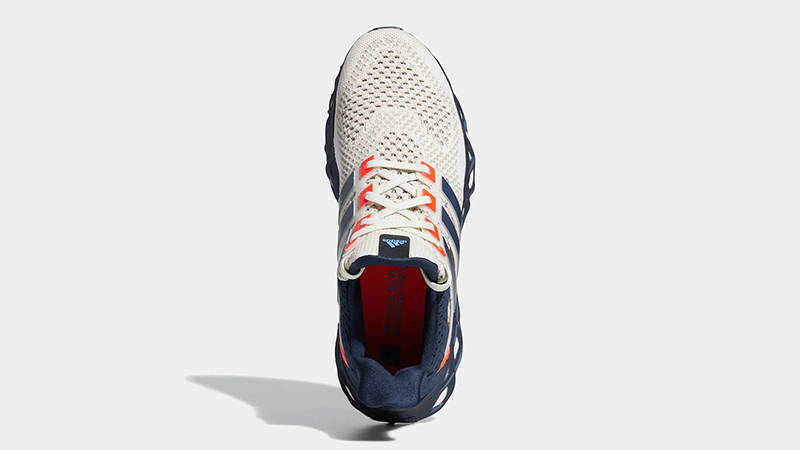 adidas Ultraboost Web DNA White Navy Orange GX2135 Top