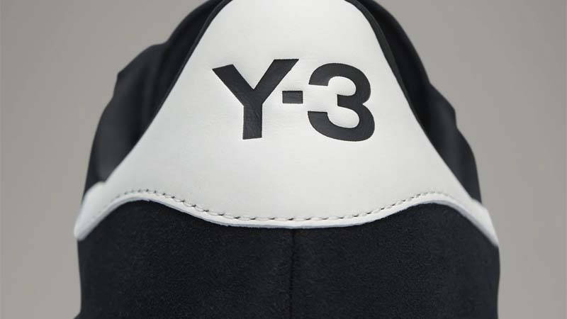 adidas Y-3 Gazelle Black Closeup