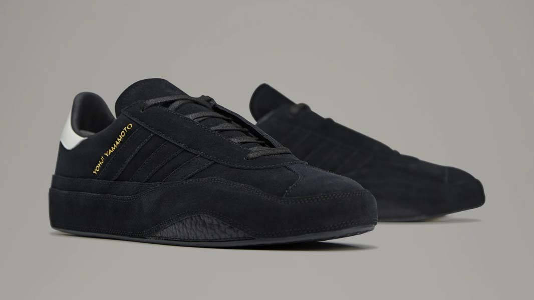 adidas Y-3 Gazelle Black Front